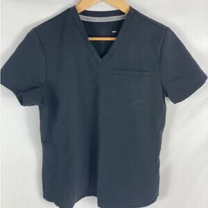 Fabletics Black Short Sleeve Scrub Top Size Small